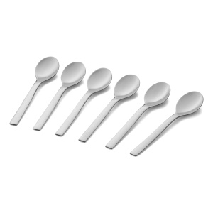 Set linguri espresso WMF Nuova 6 bucati lingura espresso Cromargan din otel inoxidabil lustruit pentru masina de spalat vase L 11 cm - Img 5
