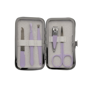 Set Manichiura 5 in 1 Demeliss Beauty - Compact, cu Unghiera si Pinzeta - Img 1