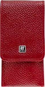 Set Manichiura ZWILLING TWINOX, 3 piese, Etui din piele rosie, Instrumente din otel inoxidabil - Img 2