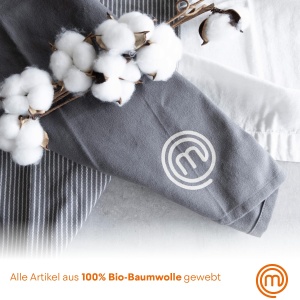 Set MasterChef de Prosoape de Bucatarie, Schita, Manusi de Cuptor, Gri, 100 Bumbac - Img 4