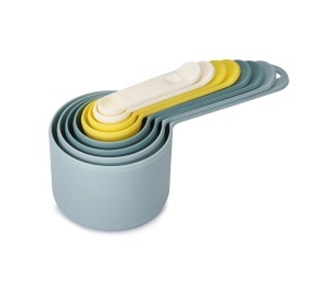 Set masuri si linguri de bucatarie Joseph Joseph Nest 8 piese design compact Opal