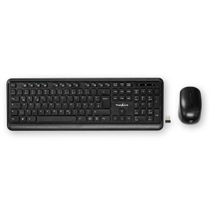 Set Maus si Tastatura Nedis KBMCW100BKDE, Wireless, USB, 80012001600 DPI - Img 2