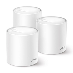Set Mesh TP-Link Deco X50, Wi-Fi 6, 3000 Mbits, acoperire 650 m