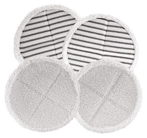 Set Mop Pad BISSELL Spinwave 2124, 4 Pads, Alb, Original