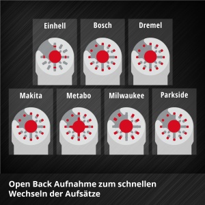 Set Multitool Einhell 6 piese Accesorii Diverse pentru Taiere si Slefuire - Img 8
