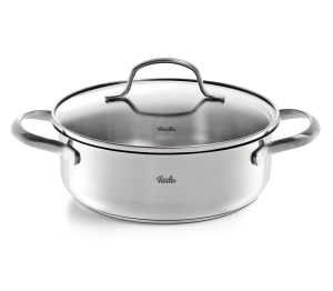 Set oale Fissler San Franciscootel inoxidabil 5 bucati set cratita oale cu capac de sticla inductie 3 cratite 1 caserola 1 caserola - inductie - Img 5