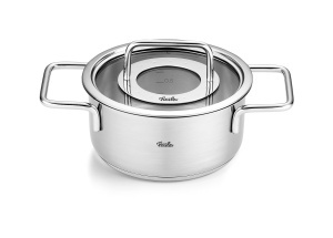 Set oale inox Fissler Pure Collection 4 piese compatibil inductie Made in Germany - Img 3