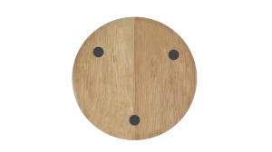 Set pentru branzeturi Jocca suport din lemn 20 cm cu 4 cutite din inox - Img 9