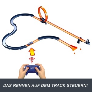 Set Pista Hot Wheels cu Masina RC 164, 30 Piese, Configuratii Multiple - Img 2