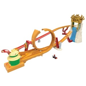 Set pista Hot Wheels Super Mario Bros. - Dschungel-Konigreich cu masinuta Mario 164