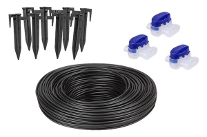 Set prelungire cablu perimetral Worx WA0460, 50 m, 70 cuie fixare, 3 conectori