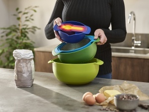 Set preparare alimente Joseph Joseph Nest 9 Plus 9 piese compact multicolor - Img 4