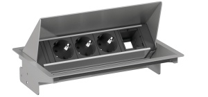 Set Priza Integrata BACHMANN CONEO 3xCEE73 1xCM Power 0,2m, Negru