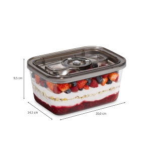 Set recipiente vid CASO VacuBoxx Eco-Set sticla borosilicata BPA-free rezistente la temperaturi ridicate - Img 3