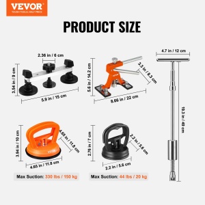 Set Reparare Denti VEVOR 107 Piese, 2 in 1, 20W, pentru Auto - Img 7