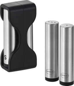 Set sare si piper ROSLE FLEXX 2GO inox cu suport din silicon compact - Img 2