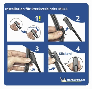 Set stergatoare auto MICHELIN Perfect Fit 600550mm pentru Mercedes Benz - Img 6
