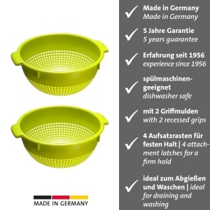 Set strecuratoare Westmark 24 cm plastic BPA-free culoare verde - Img 2