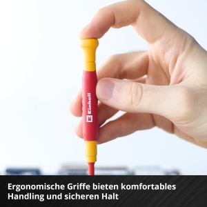 Set surubelnite Einhell 6 piese izolate 1000V varfuri S2 manere ergonomice - Img 5