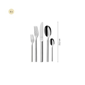 Set Tacamuri WMF Lyric Plus 30 Piese pentru 6 Persoane, Cromargan Protect, Ergonomic - Img 9