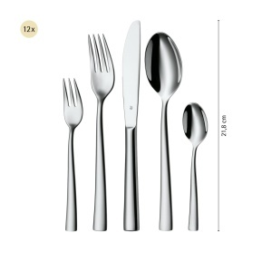Set tacamuri WMF Philadelphia 60 piese Cromargan otel inoxidabil - Img 7