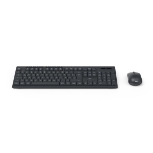 Set Tastatura si Maus Hama, Wireless, Ergonomica, QWERTZ, Negru