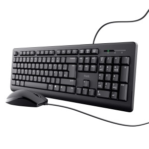Set Tastatura si Maus Trust Taro, QWERTZ, Plug-and-Play, Spritzwassergeschutzt