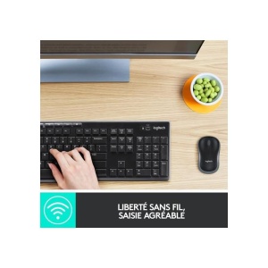 Set tastatura si mouse Logitech MK270, wireless, 2.4 GHz, nano-receiver - Img 2