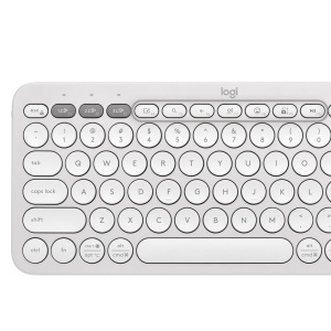 Set tastatura si mouse Logitech Pebble 2 Combo alb conectare multi-device - Img 5