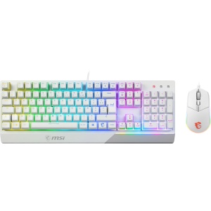 Set Tastatura si Mouse MSI Vigor GK30 Combo Alb FR
