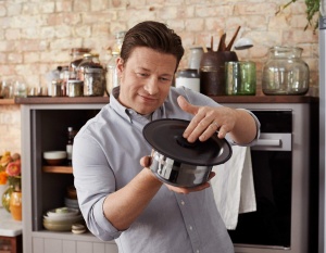 Set Tefal Ingenio Jamie Oliver L95690 5 piese Antiaderent Maner Detasabil - Img 2
