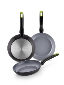 Set tigai Monix Eco Nature, 3 tigai 18-22-26 cm, aluminiu reciclat