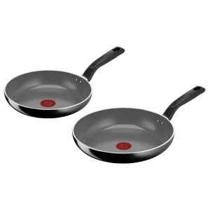Set tigaie Lagostina Goccia 2428 cm, antiaderenta, ecologica, cu indicator de temperatura