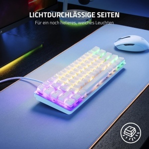 Set Upgrade Tastaturi Razer Phantom - 128 Taste, Design Pudding, Alb - Img 3