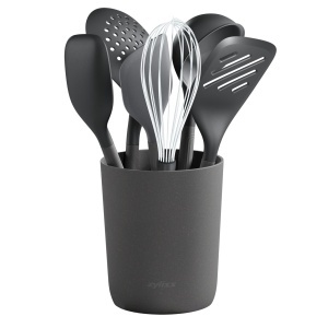Set ustensile de bucatarie Zyliss E980244 7 piese cu suport materiale durabile culoare gri