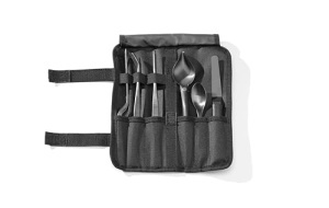 Set ustensile pentru plating Hendi 6 piese inox finisaj negru - Img 2