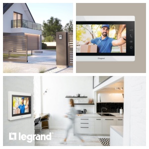 Set videointerfon Legrand EASYKIT 367915 monitor 7 inch camera cu unghi larg alb - Img 3