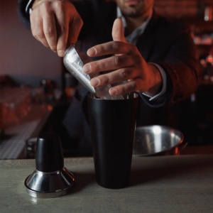 Shaker Cocktail Fackelmann Specter 750 ml, Inox, NegruSilver - Img 8