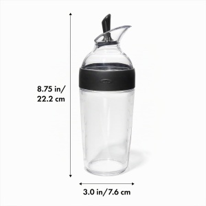 Shaker pentru Dressing OXO, 350 mL, Negru - Img 3