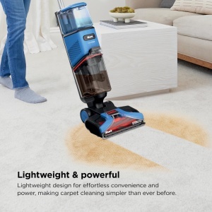 Shark CarpetXpert EX121BRN Curatator vertical pentru covoare si covoare pentru animale de companie, curatare profunda a covoarelor si indepartarea murdariei si murdariei, sampon pentru covoare, albastru - Img 4