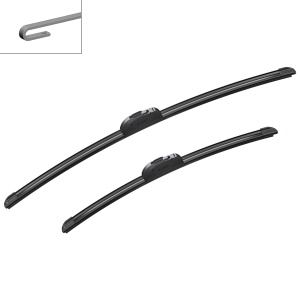 Silenziator cu Aerotwin Original BOSCH AR604S, Set 2 Bucati, Lungi 600mm si 450mm - Img 2