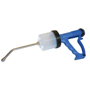 Siringa manuala Kerbl Drencher, 300 ml, dozare stufenlos, usor de curatat