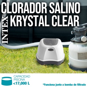 Sistem de apa sarata Intex 230V Krystal CG-26664 - Img 2
