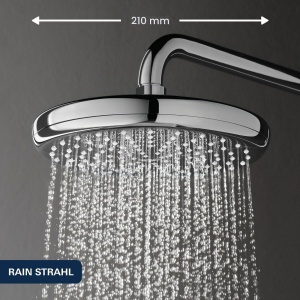 Sistem de dus GROHE Vitalio 210, crom, 9.5 lmin, cu termostat - Img 6