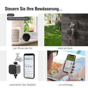 Sistem de Irigare Inteligent Eve Aqua - Control prin Aplicatie, 7 Timpi de Udare, Compatibil cu iOS - Img 3