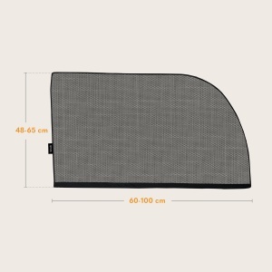Sistem de protectie solara auto LIONELO SUNBLOCKER, 2 bucati, 60x48 cm, protectie UV - Img 8