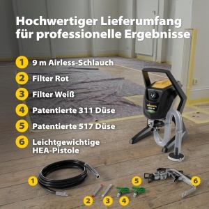 Sistem de pulverizare Airless WAGNER Control Pro 250 R, 110 bar, 9 m furtun - Img 2