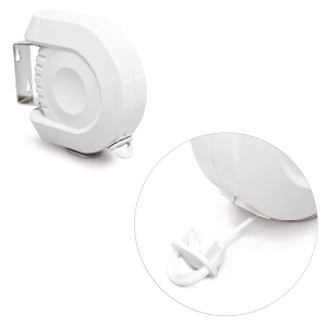 Sistem de Uscare a Rufelor Relaxdays cu 12 m, Culoare Alb, cu Brat Mobil - Img 7