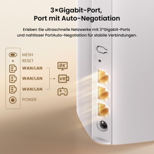 Sistem Wi-Fi Mesh Tenda Nova ME3 Pro, 3570 Mbps, 3 unitati, Dual-Band - Img 4