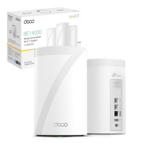 Sistem Wi-Fi Mesh TP-Link Deco BE68, Tri-Band, 14000 Mbps, 10G Port